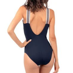 Maillot De Bain 1 Pièce Nageur Maintien Sans Armatures