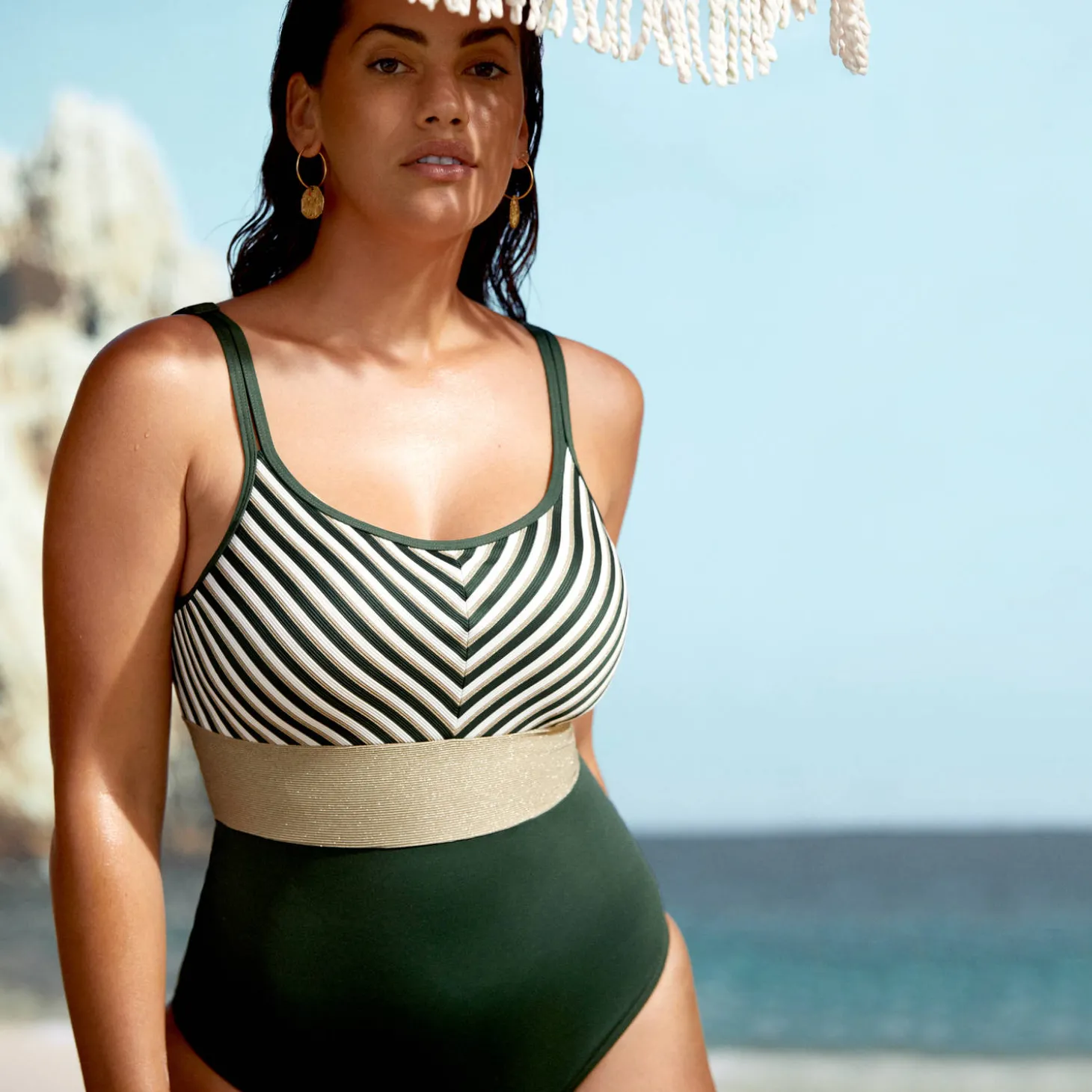 Maillot De Bain 1 Pièce Rembourre Sans Armatures