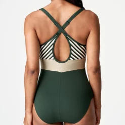 Maillot De Bain 1 Pièce Rembourre Sans Armatures