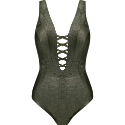 Maillot De Bain 1 Pièce Sexy Coques Sans Armatures