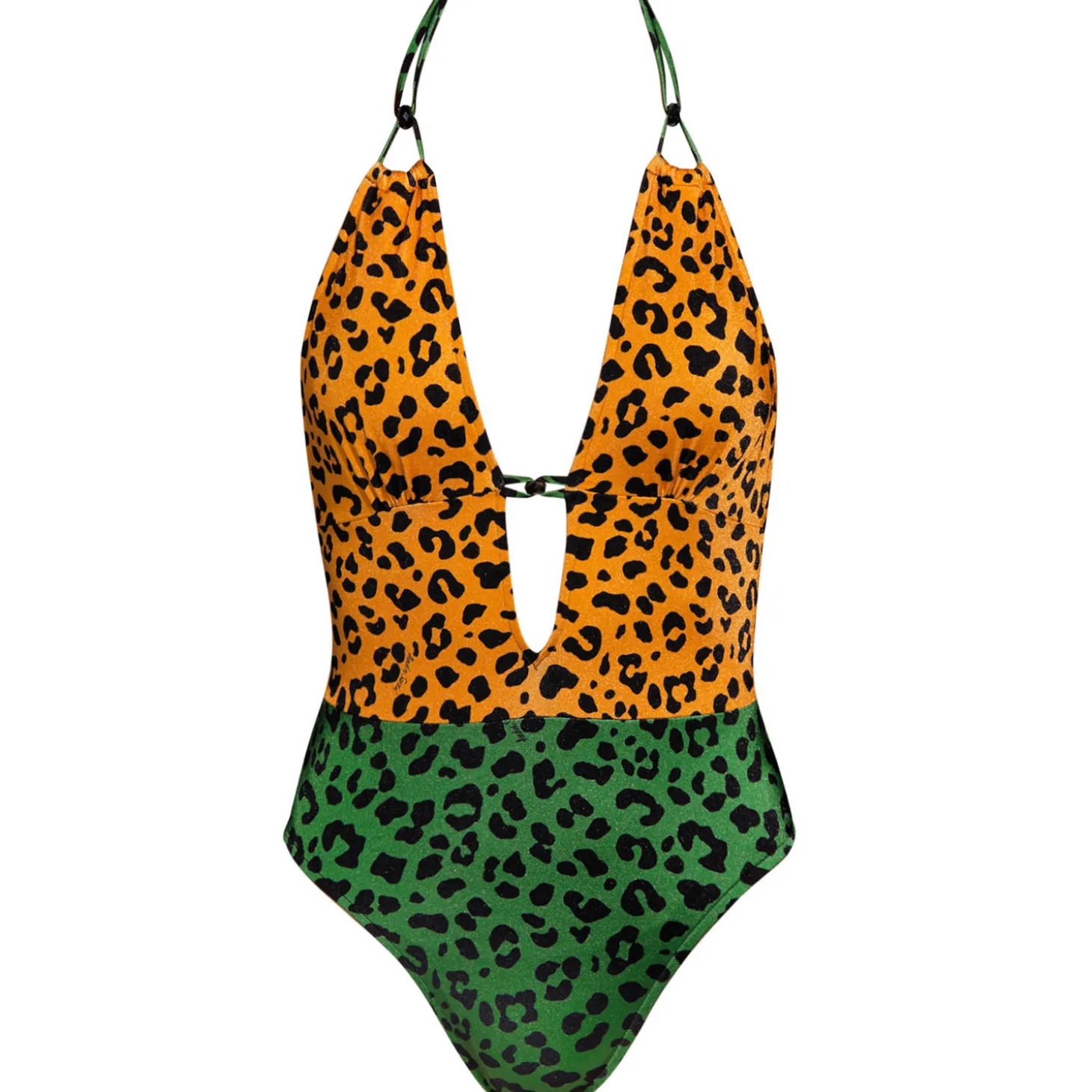 Maillot De Bain 1 Pièce Sexy Triangle Rembourre Sans Armatures