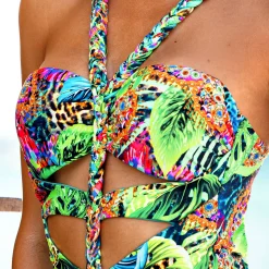 Maillot De Bain 1 Pièce Trikini Sans Armatures