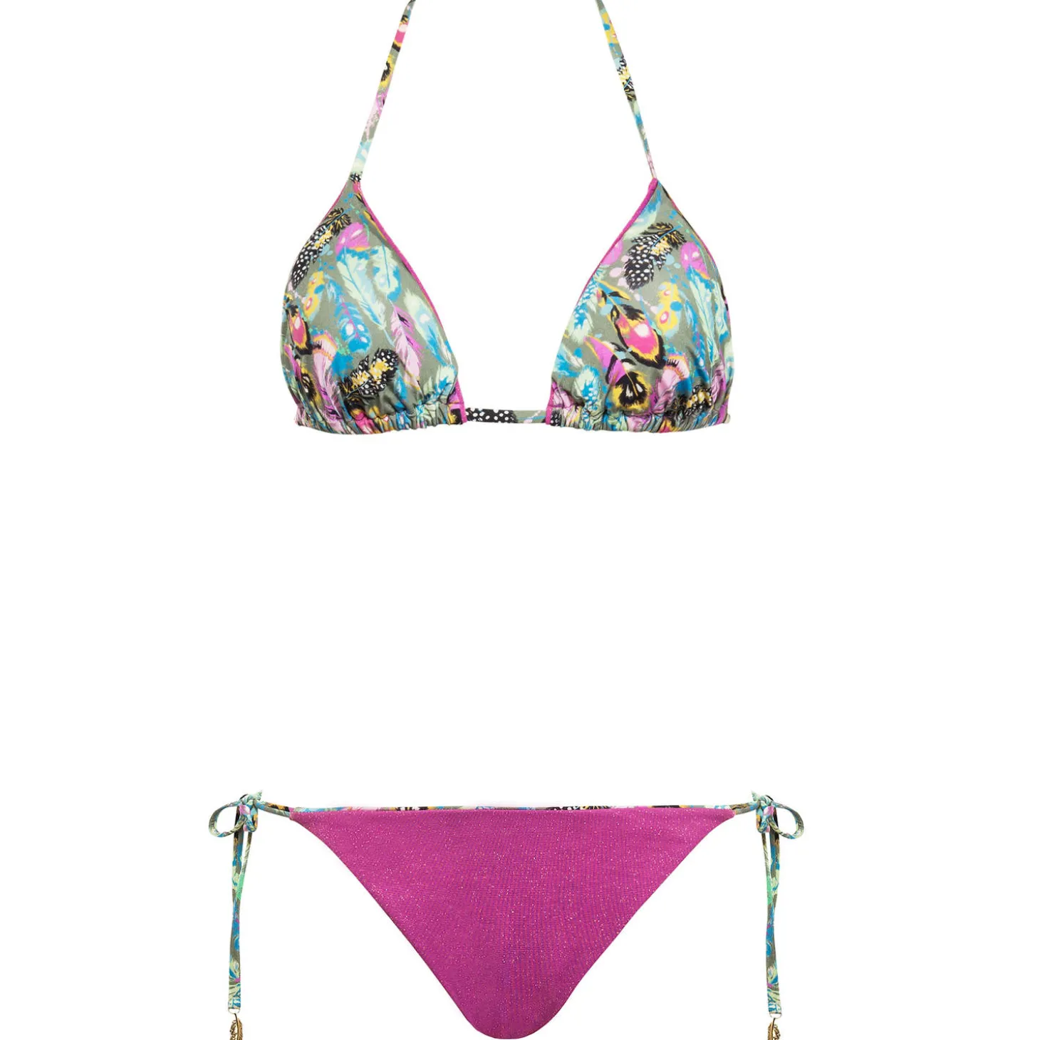 Maillot De Bain 2 Pièces Triangle Coques