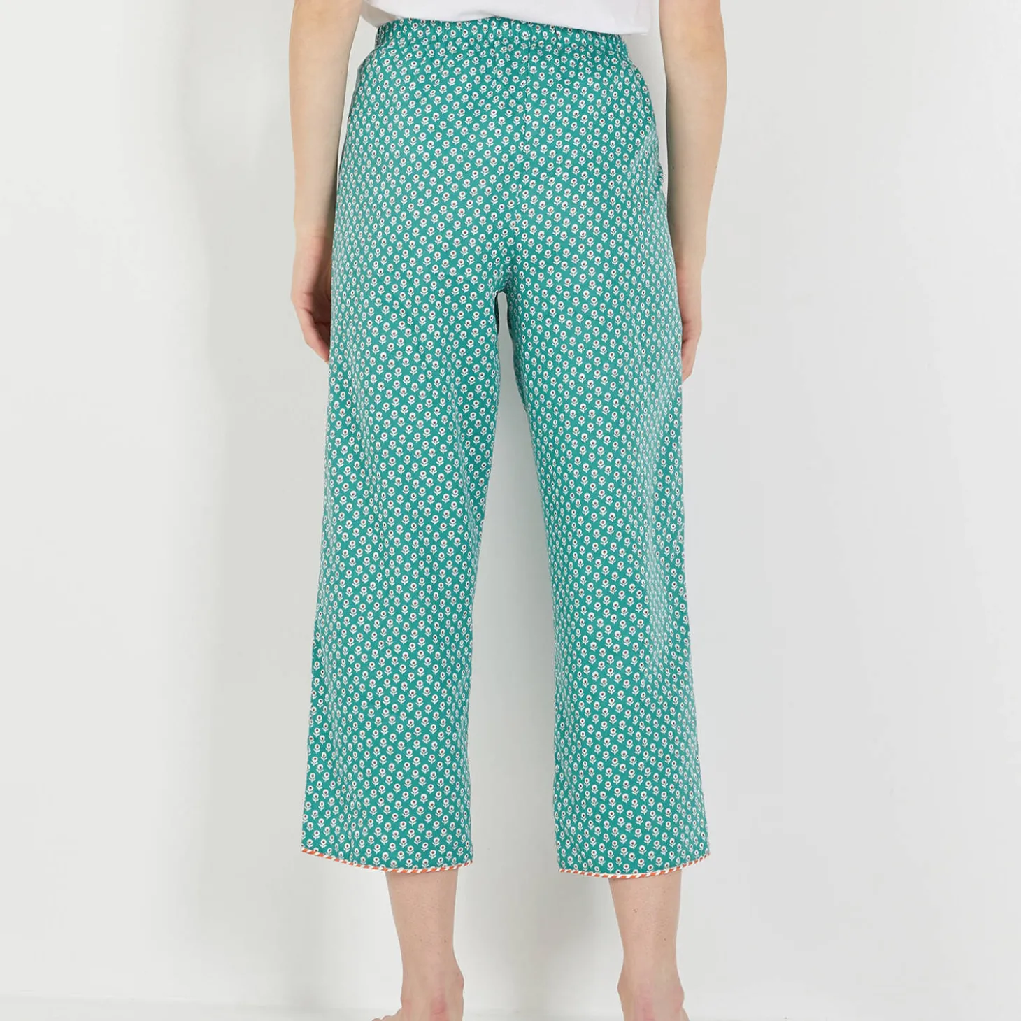 Pantalon 7/8 En Coton