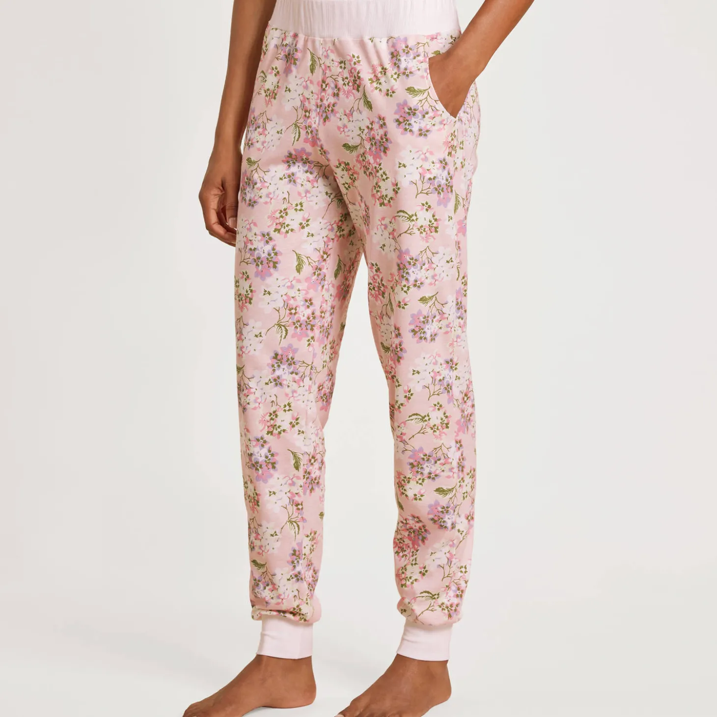 Pantalon Bords Elastiques En Coton