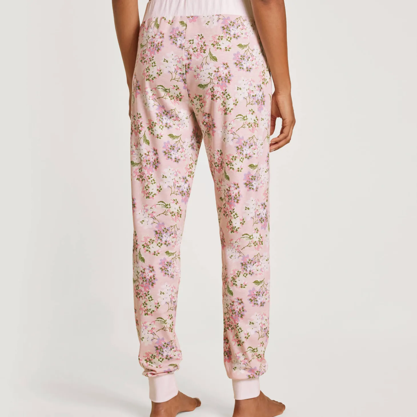 Pantalon Bords Elastiques En Coton