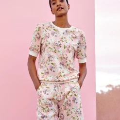 Pantalon Bords Elastiques En Coton