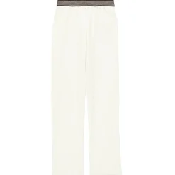 Pantalon En Coton Effet Velours
