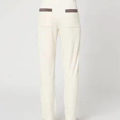 Pantalon En Coton Effet Velours