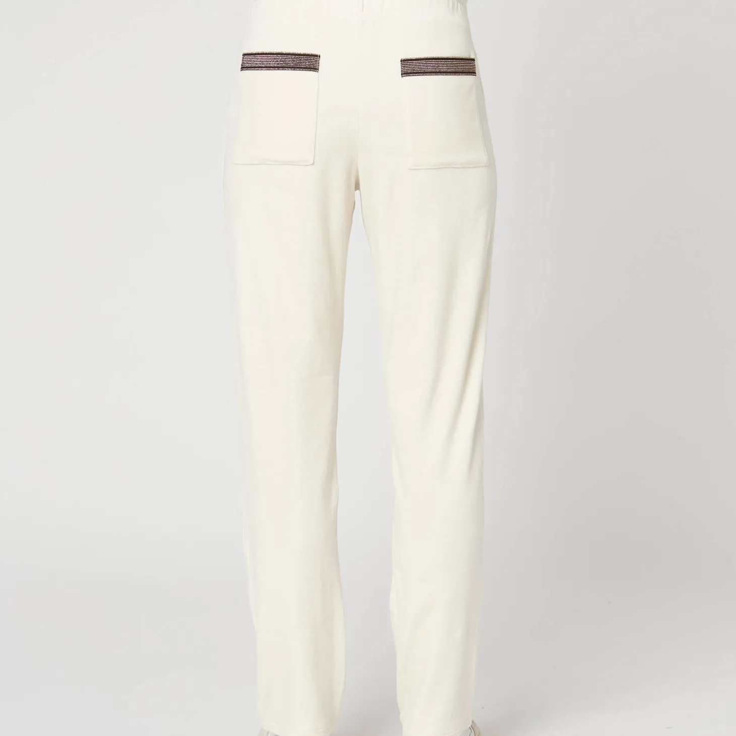 Pantalon En Coton Effet Velours
