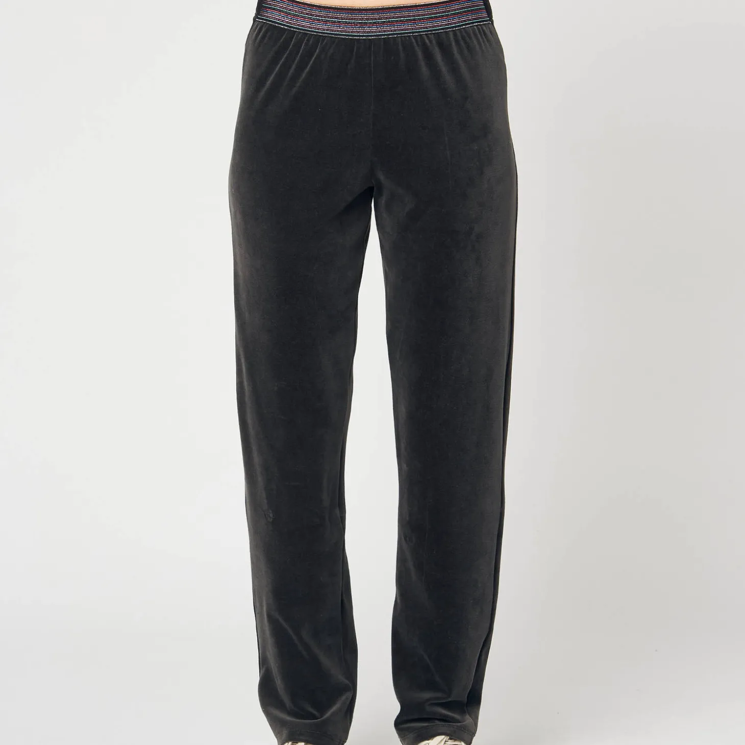 Pantalon En Coton Effet Velours