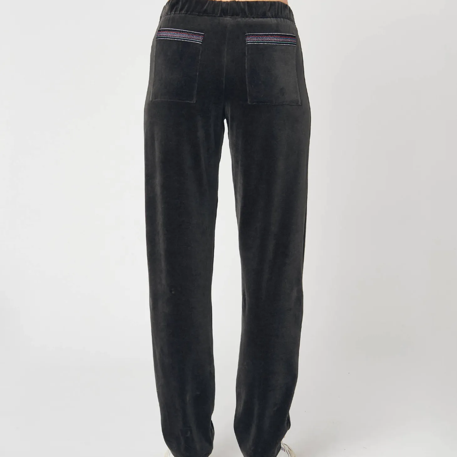 Pantalon En Coton Effet Velours