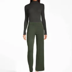 Pantalon En Laine Et Soie