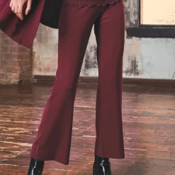 Pantalon En Laine Et Soie