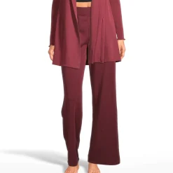 Pantalon En Laine Et Soie