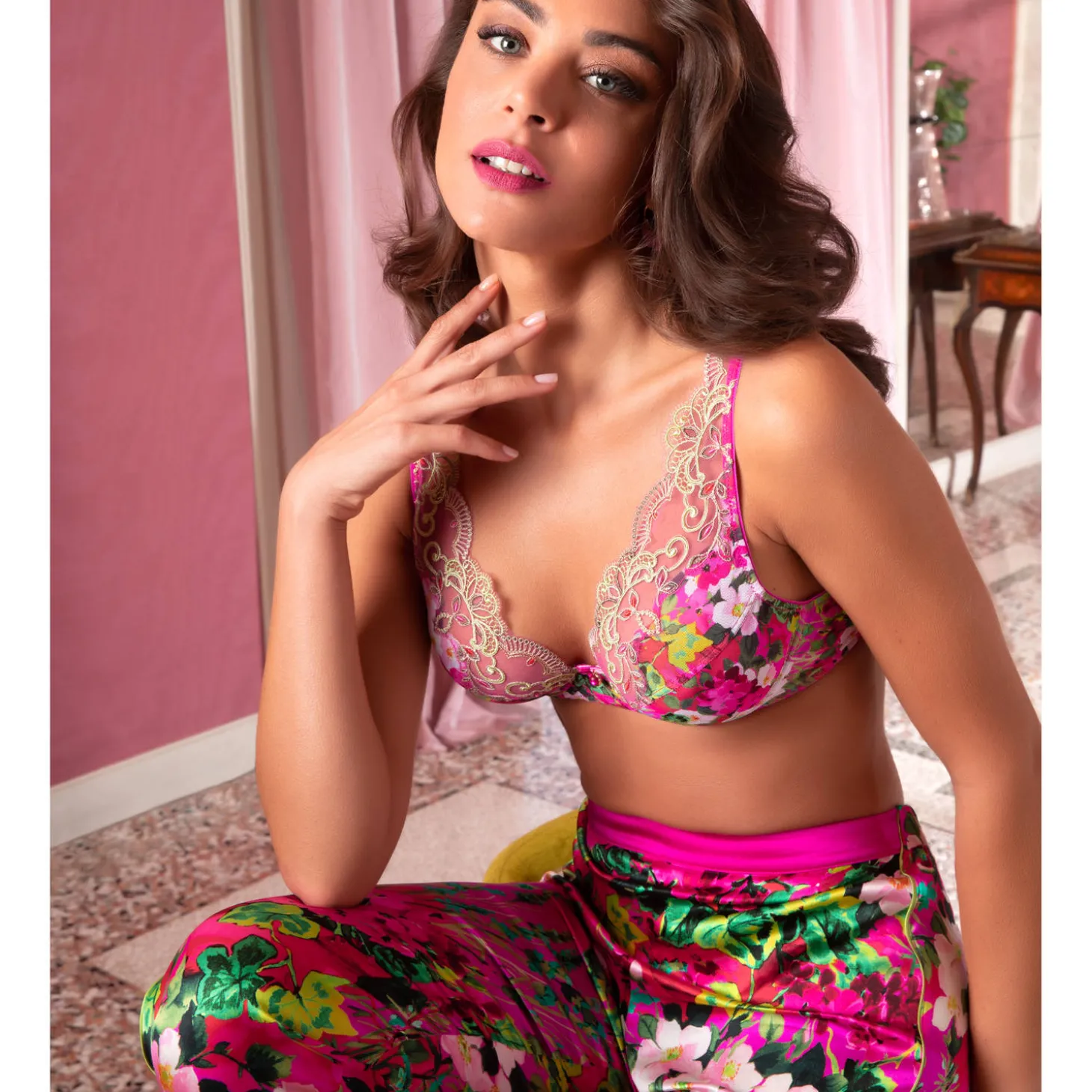 Pantalon En Soie