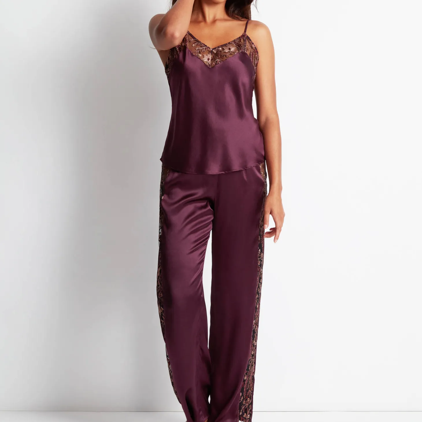 Pantalon En Soie