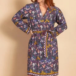 Peignoir Court En Coton