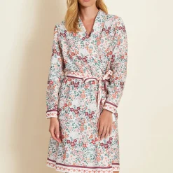 Peignoir Court En Coton