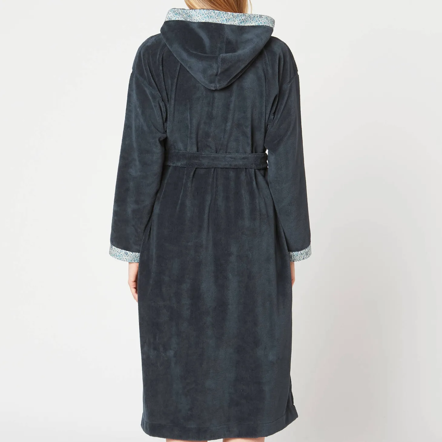 Peignoir Long A Capuche
