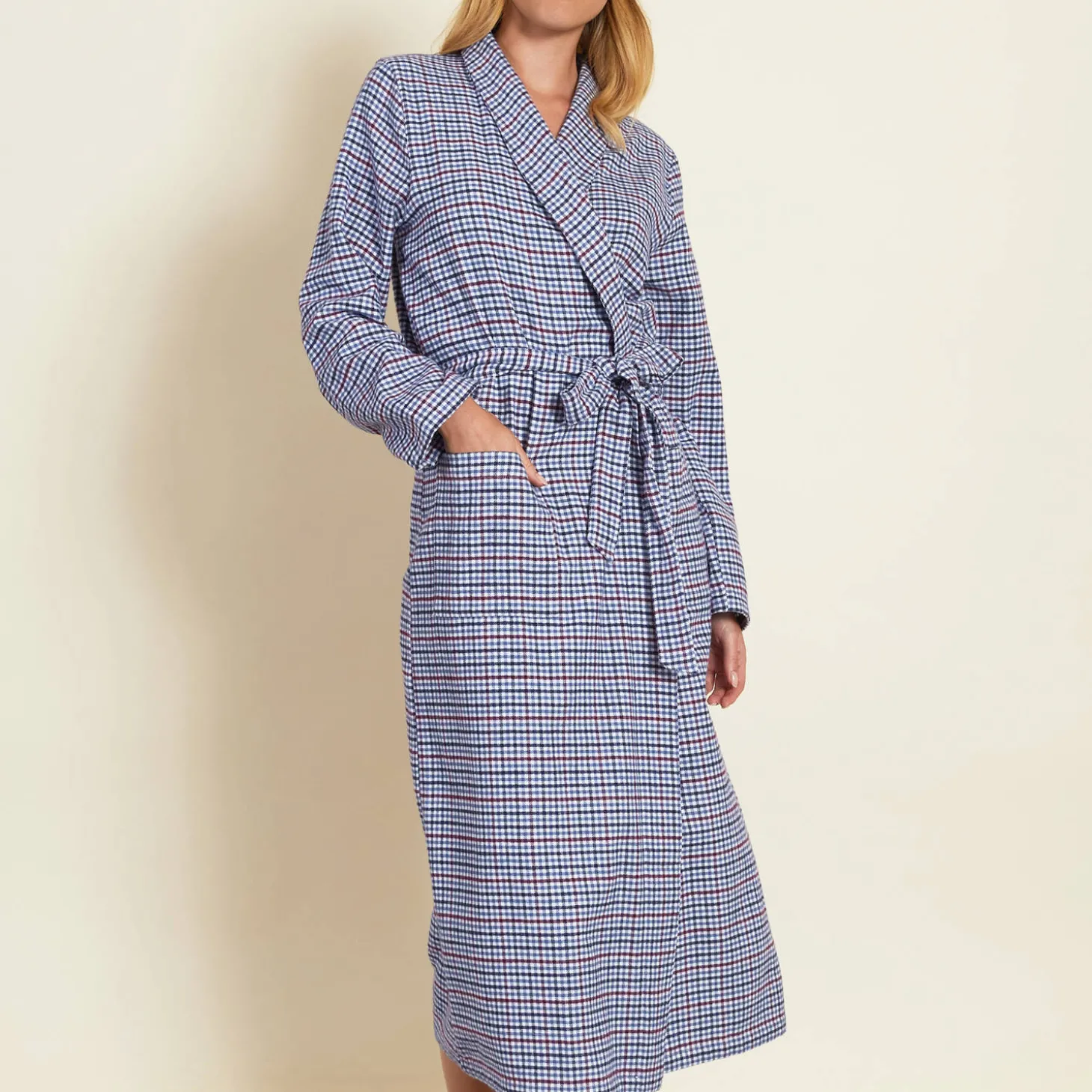 Peignoir Long En Coton