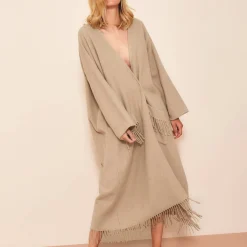 Poncho Long En Laine