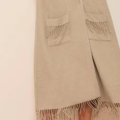 Poncho Long En Laine