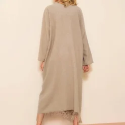 Poncho Long En Laine