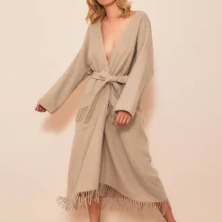 Poncho Long En Laine