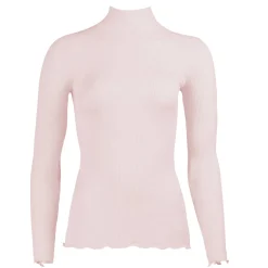 Pull Col Cheminee En Laine Merinos Et Soie