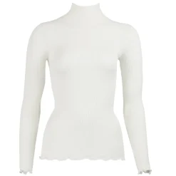 Pull Col Cheminee En Laine Merinos Et Soie