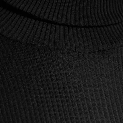 Pull Col Roule En Laine Merinos Et Soie