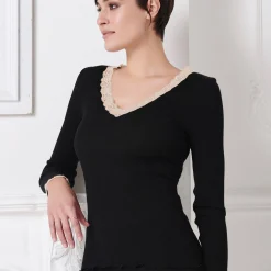 Pull En Laine Et Soie