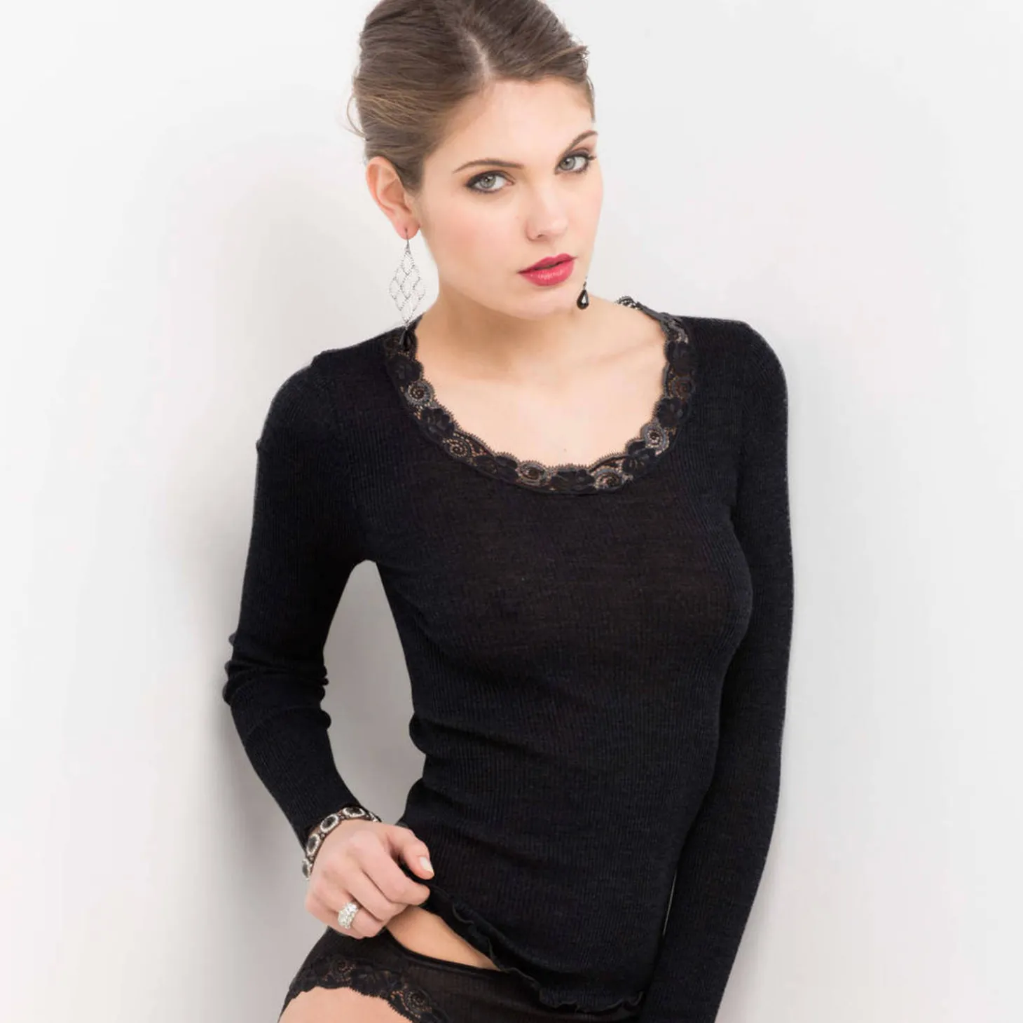 Pull En Laine Et Soie