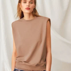 Pull Sans Manches En Coton