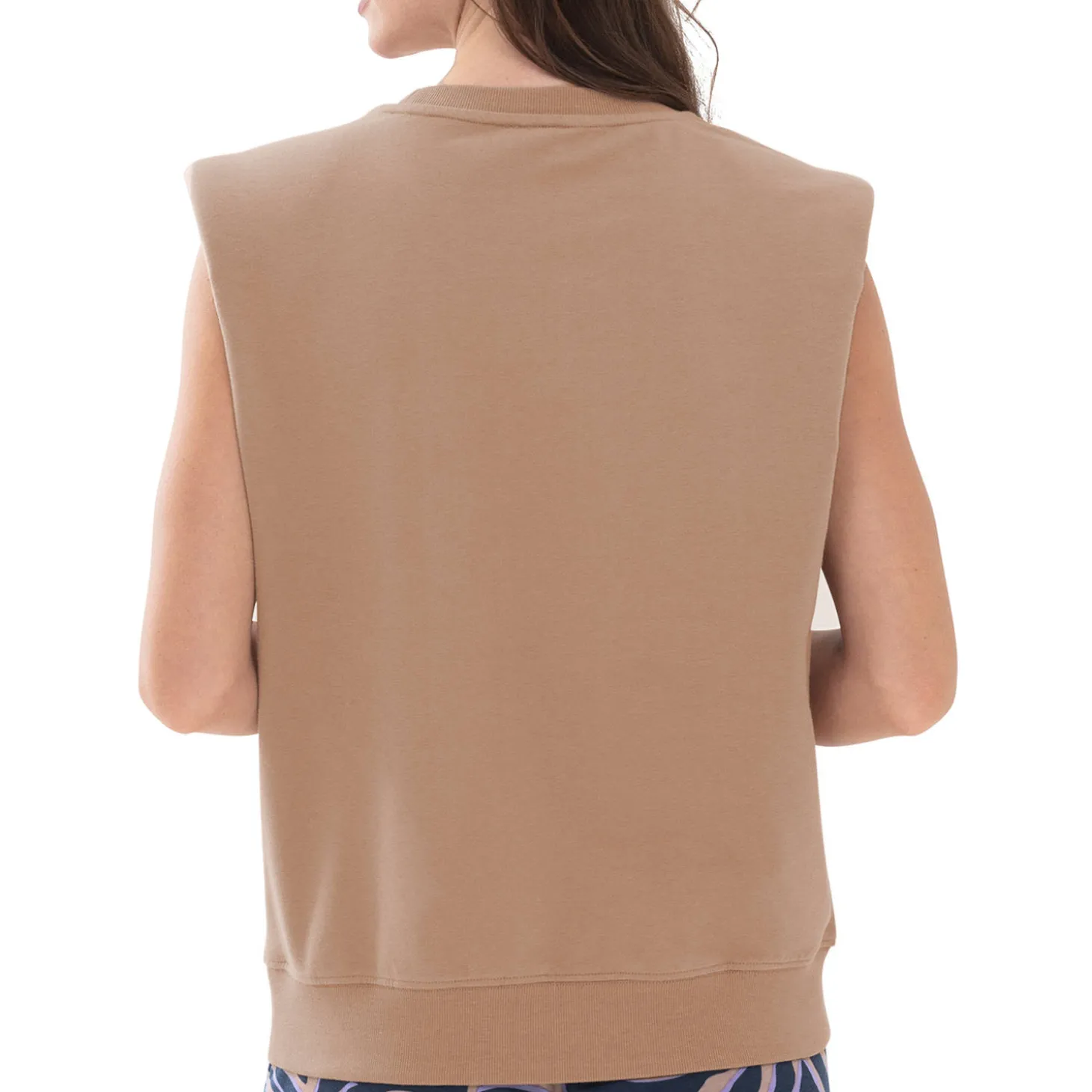 Pull Sans Manches En Coton