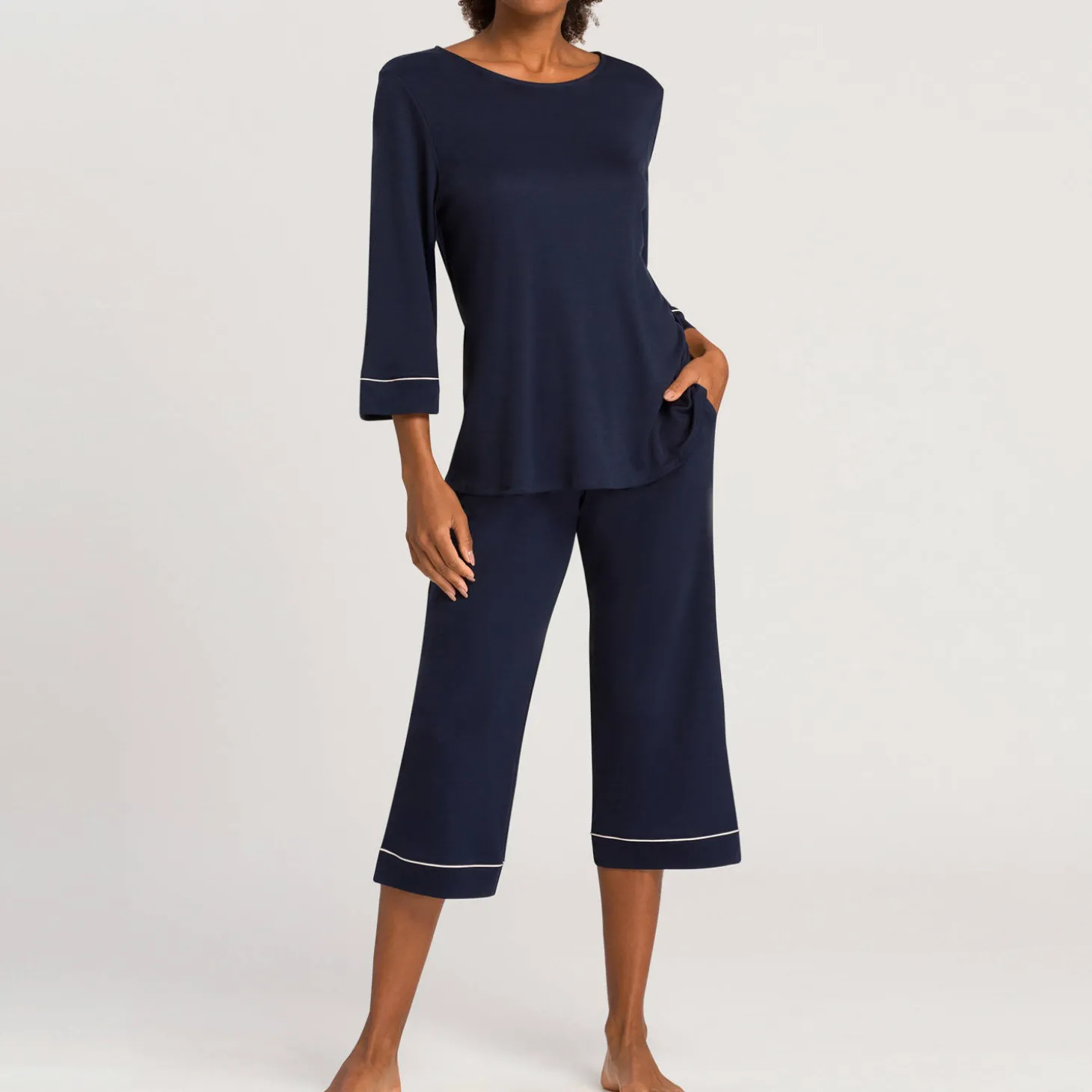 Pyjama 3/4 En Tencel