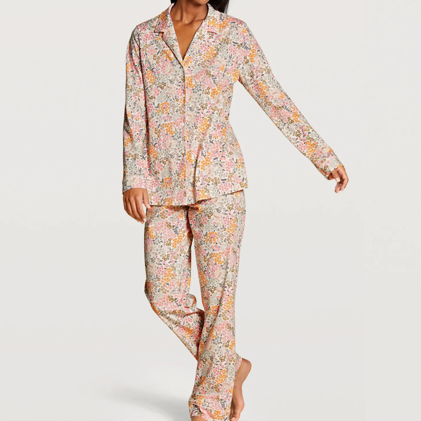 Pyjama Chemise En Coton