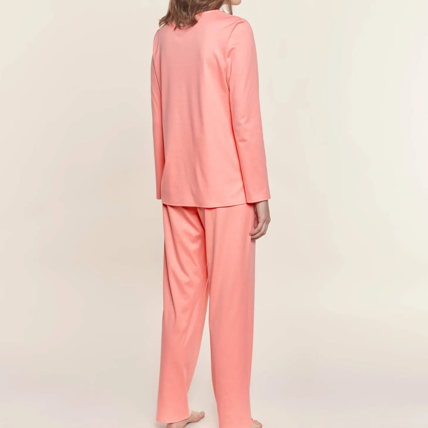 Pyjama Col Rond En Coton