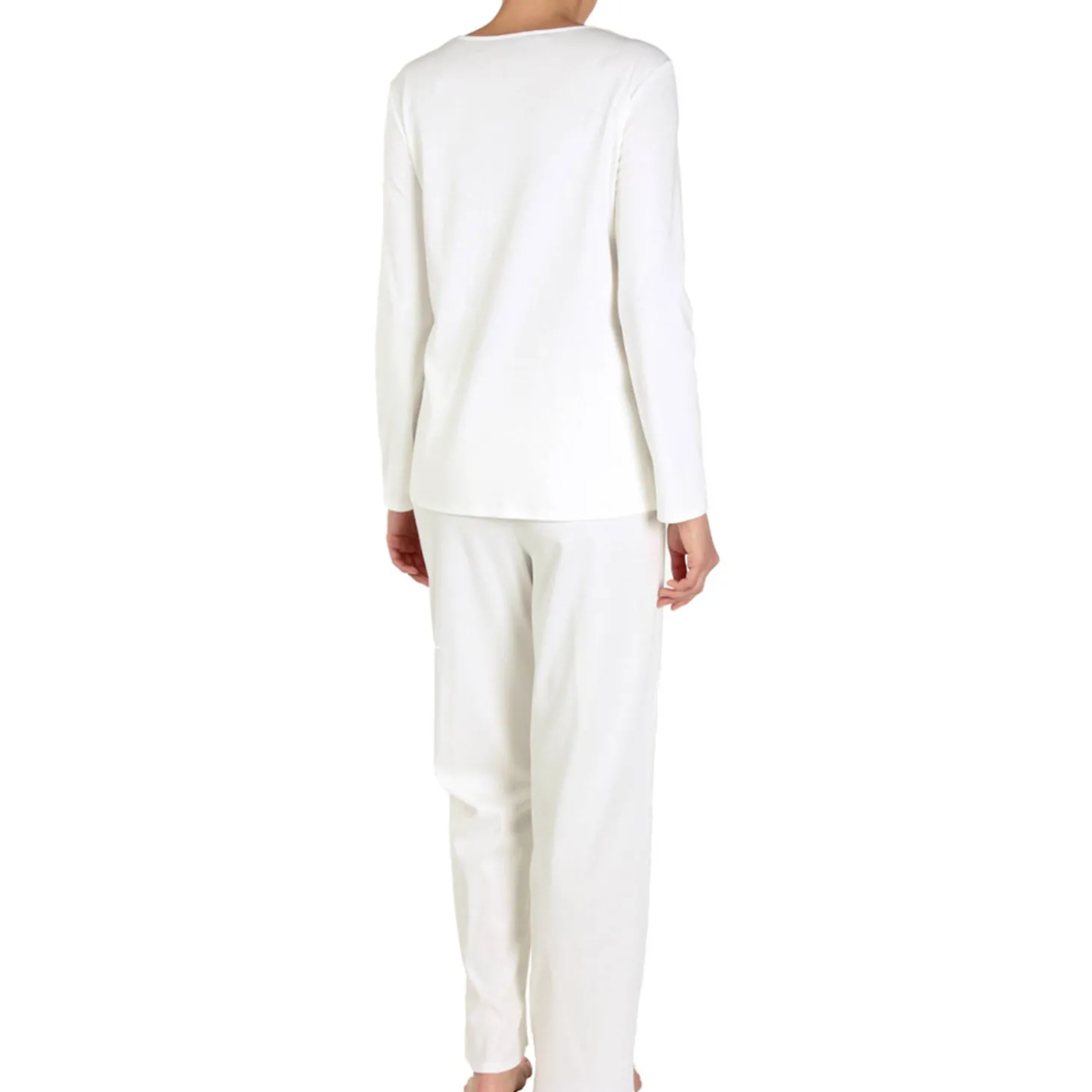 Pyjama Col Rond En Coton