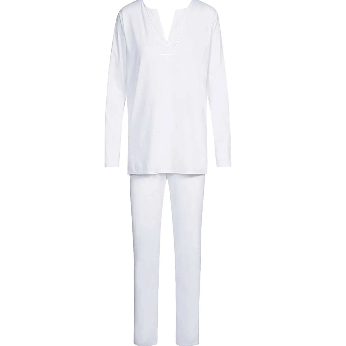 Pyjama Col V En Coton