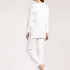 Pyjama Col V En Coton