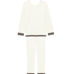 Pyjama En Coton Effet Velours