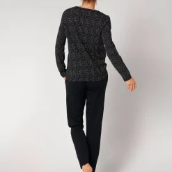 Pyjama Manches Longues En Coton