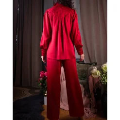 Pyjama Matelasse En Soie