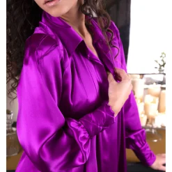 Pyjama Matelasse En Soie