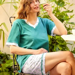 Pyjama Short En Coton