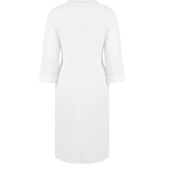 Robe De Chambre Boutonnee En Coton