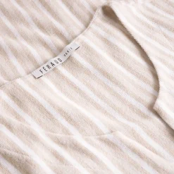 Robe De Chambre Zippee En Coton
