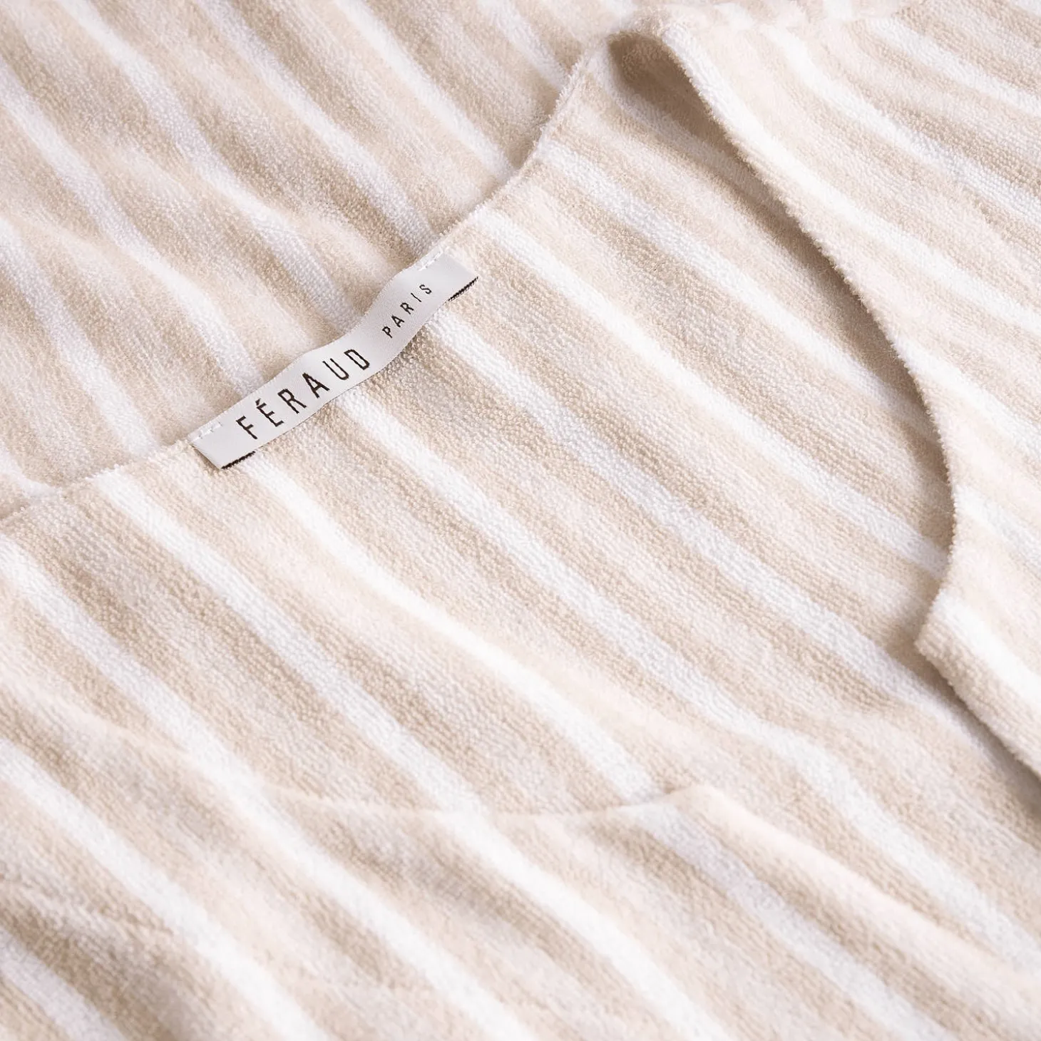Robe De Chambre Zippee En Coton